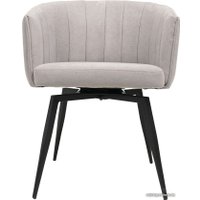 Стул с подлокотниками AksHome Melon 82154 (светло-бежевый/черный)