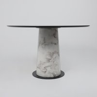 Кухонный стол Lepremo AV 1317 HPL+МДФ 1200 (виктори натуральный/черный)