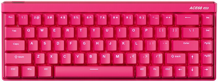 Клавиатура MCHOSE Ace 68 Air HE Rose Red (Mount Tai Magnetic GT)