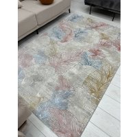 Ковер для жилой комнаты Radjab Carpet Амальфи Прямоугольник A4341A (1.6x2.3, Pink/White)