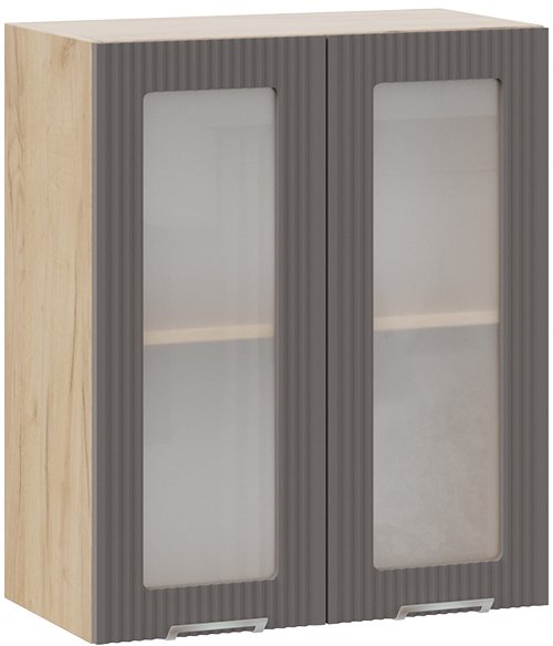 

Шкаф навесной Трия Кимберли 1В6С (дуб крафт золотой/муссон)