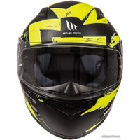 Мотошлем MT Helmets Mugello Vapor Matt (XS, черный/желтый)
