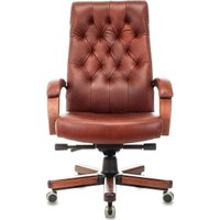 Офисное кресло Бюрократ T-9928WALNUT/CHOK (светло-коричневый)