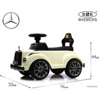 Каталка RiverToys Mercedes-AMG 300S G300GG (белый)