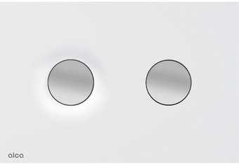 Alcaplast Dot.Dot. M1976-2 (белый-мат/хром-мат)