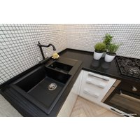 Кухонная мойка Omoikiri Daisen 86-2-BL (черный)
