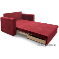 Диван Мебель-АРС Санта (бархат красный Star Velvet 3 Dark Red)