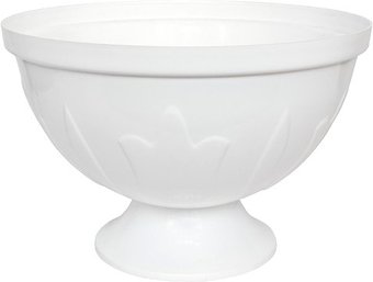 Вазон БЗПИ 23c497-3567 (8 л, белый, коричневый)