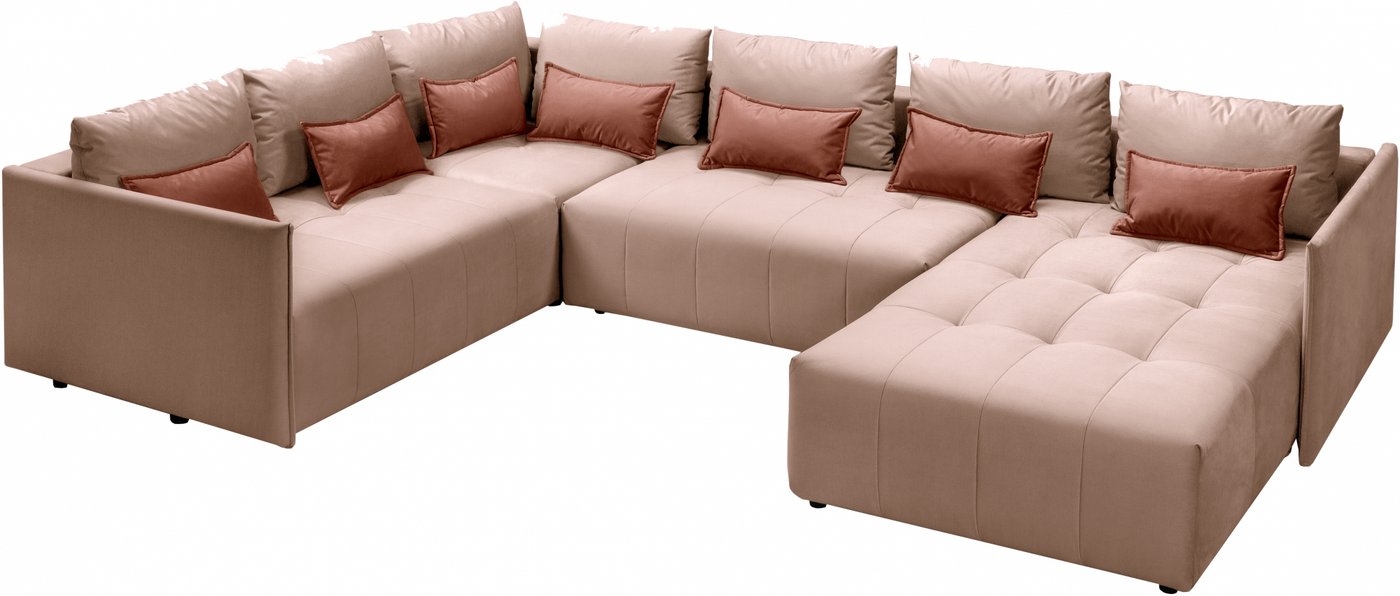 

П-образный диван Mio Tesoro Чилетти (Velutto 55/Velutto 65)