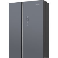Холодильник side by side Weissgauff WCD 590 Nofrost Inverter Premium Biofresh Dark Grey Glass