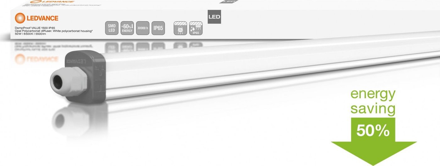 

Линейный светильник Osram Ledvance ecoclass blkn ДСП 57 Вт 6500 K 6000 Лм