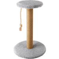 Когтеточка Leader Toys Круг с круглой платформой с кошачьей мятой МТ14021 (серый)