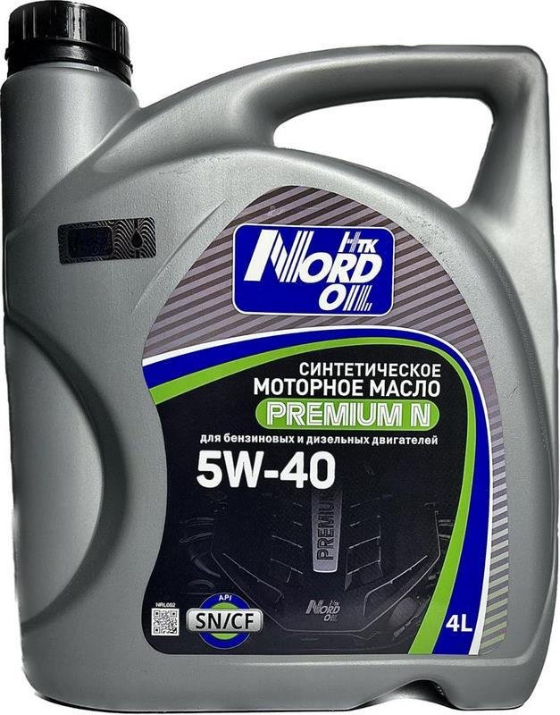 

Моторное масло Nord Oil Premium N 5W-40 SN/CF 4л