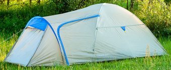 Треккинговая палатка Acamper Monsun 4 (серый)