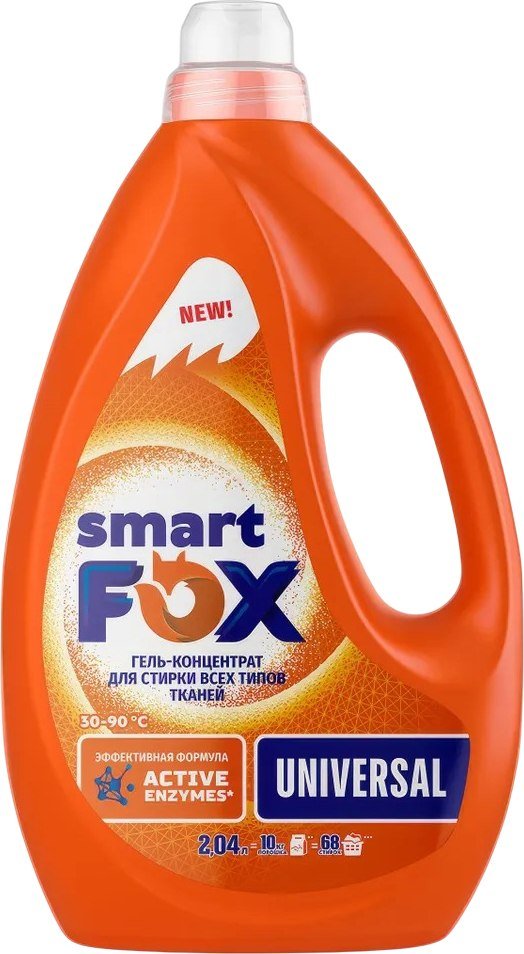 

Гель для стирки Smart FOX Universal 190012 (2.04 л)