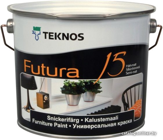 Краска Teknos Futura 15 2.7л (база 1)