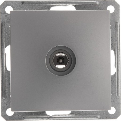 

Розетка телевизионная Systeme Electric W59 RTS-151-5-86 (матовый хром)