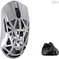 Игровая мышь WLMouse Beast X Mini Pro Omron Solid Slits (серебристый)