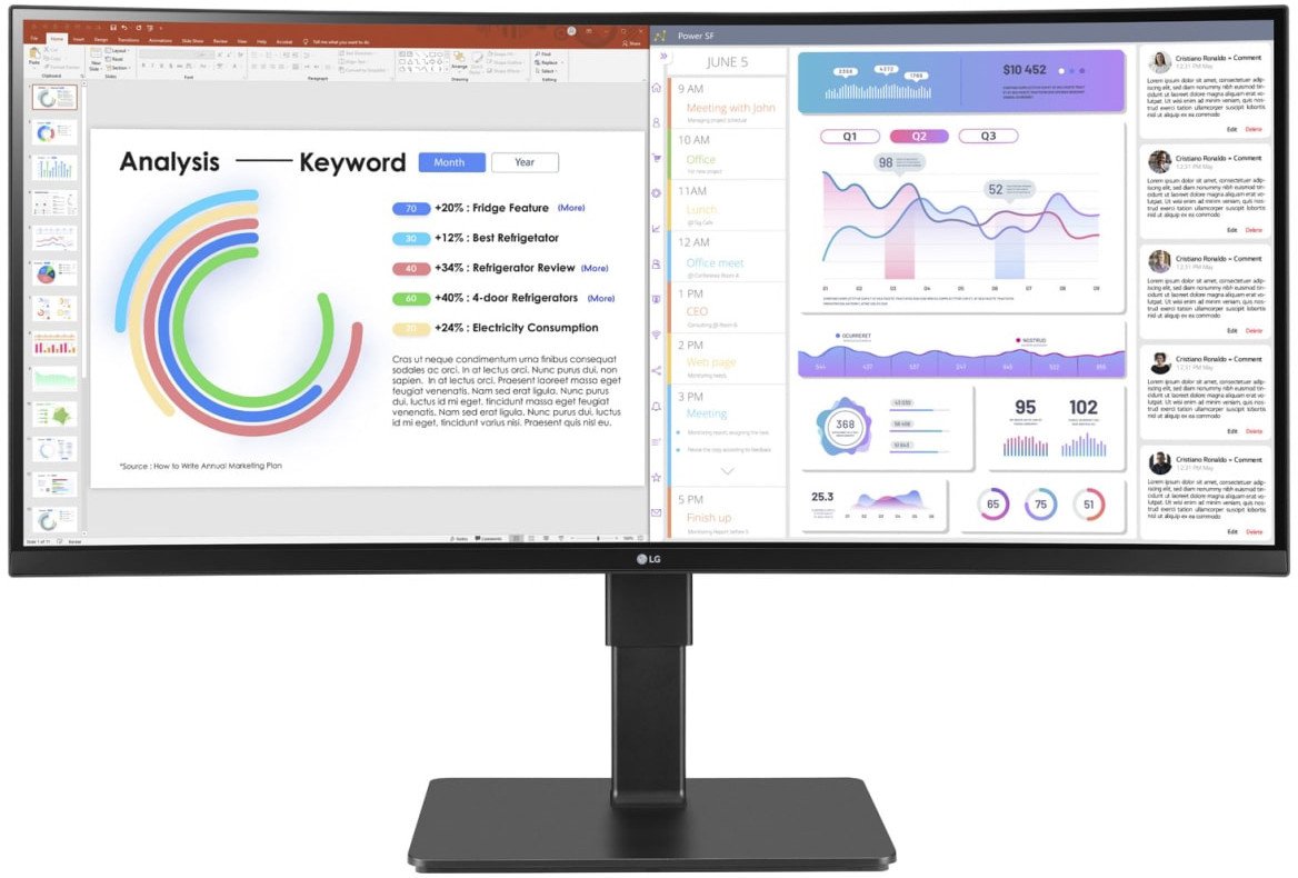 Монитор LG UltraWide 34BQ77QB-B