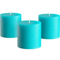 Набор свечей Мелт 75 мм (3 шт, бирюзовый)
