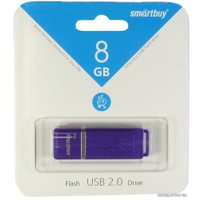 USB Flash SmartBuy Quartz Violet 8GB [SB8GBQZ-V]