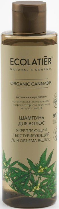 

Шампунь Ecolatier Green Cannabis Укрепляющий Текстурирующий для объема 250 мл