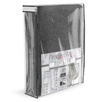 Комплект штор Amore Mio Блэкаут лен однотонный 102-02 150x270 90303 (серый)