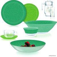 Набор тарелок Luminarc Simply Fleurs De Bach V2714 (44 пр)