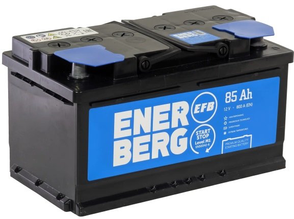 

Автомобильный аккумулятор Enerberg EFB R+ (85 А·ч)