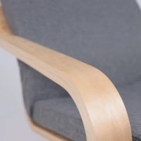 Интерьерное кресло AksHome Relax (ткань, серый QS-9)