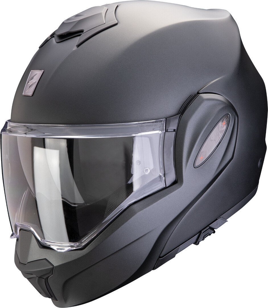 

Мотошлем Scorpion Exo Exo-Tech Evo Pro Solid (р. XL, черный матовый)