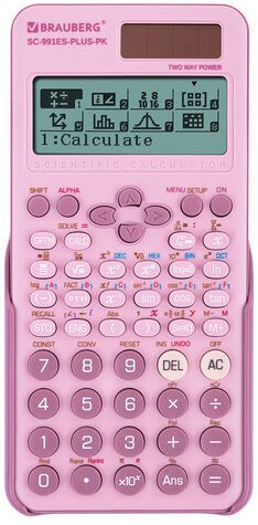 

Инженерный калькулятор BRAUBERG SC-991ES-PLUS-PK 272654