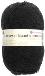 Австралийский меринос 02 100 г 400 м (черный)