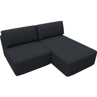 Угловой диван Лига диванов Лига-060 НПБ угол универсальный 129502 (замша Joly 16 темно-серый)