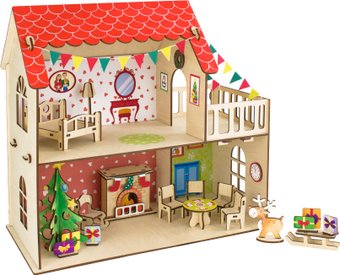 Кукольный домик Woody Зимняя сказка 02895