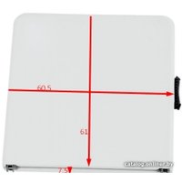 Стол Calviano Складной, прямоугольный 122x60.5 см (белый) в Бресте