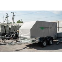 Двухосный прицеп Титан 4718-03 2ос (4.7х1.8 борт 30см, тент 1200 Аэро)