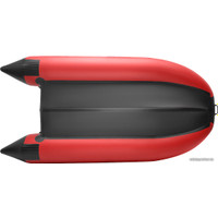 Моторно-гребная лодка Roger Boat Hunter Keel 3500 (малокилевая, красный/черный)