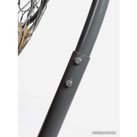 Подвесной диван M-Group Лежебока 11180301 (с серым ротангом/бежевая подушка)