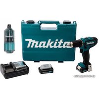 Дрель-шуруповерт Makita DF333DWYE4 (с 2-мя АКБ, кейс)