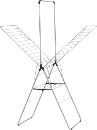 Сушилка для белья Brabantia Hangon 25 м с перекладиной 403545 (серый металлик)