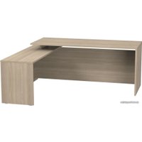 Офисный стол для руководителя Премиум Акцент угловой 190 (шимо светлый)