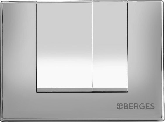 

Панель смыва Berges Wasserhaus Novum S2 (матовый хром)