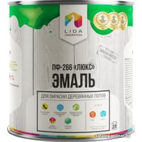 Эмаль LIDA ПФ-266 Люкс 2 л (оранжевый)