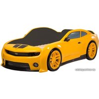 Кровать-машина Futuka kids EVO 3D Camaro 180x90 (желтый)