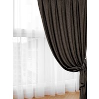 Комплект штор Soft Lines 6856-F11 (300x270, коричневый)
