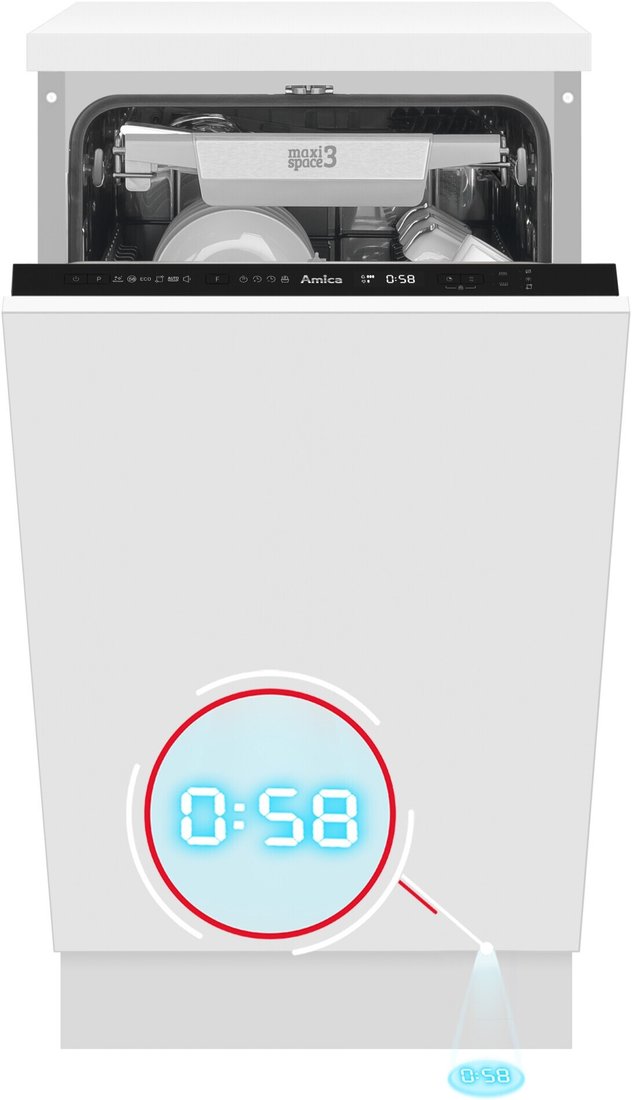 

Встраиваемая посудомоечная машина Amica DIM46C6ELOiT