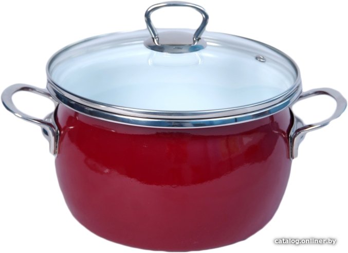 Кастрюля Omelia 1-2450211 (бордовый)