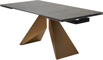 Кухонный стол M-City Ales 180 614M05288 (керамика/бронзовый)