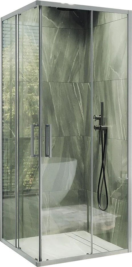 

Душевой уголок MaybahGlass MGY-1323-5 (бесцветное стекло/хром матовый)